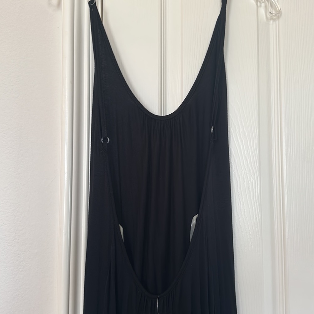Jolie Low-back black maxi dress. Large w/ adjustable straps. New with tags. - Picture 3 of 3